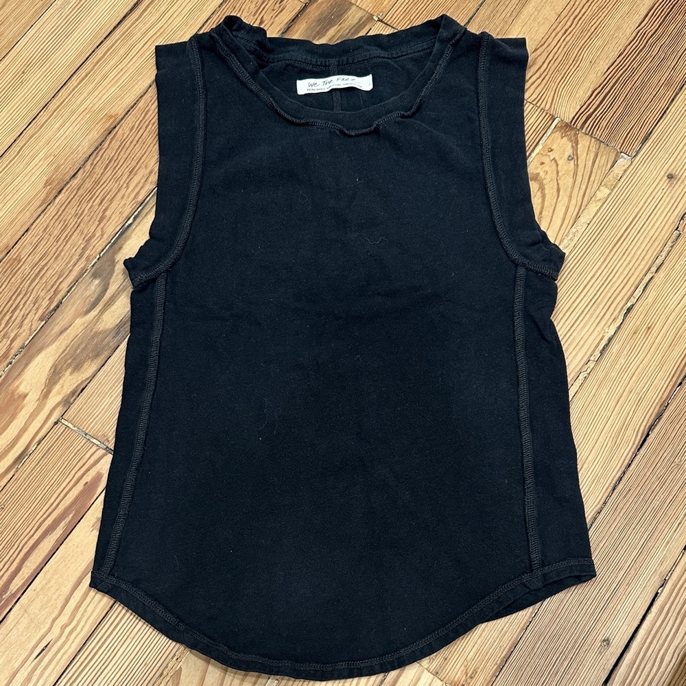 We The Free Charcoal Top